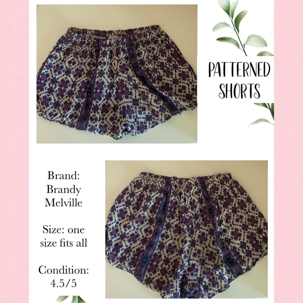 Lightweight Patterned Shorts